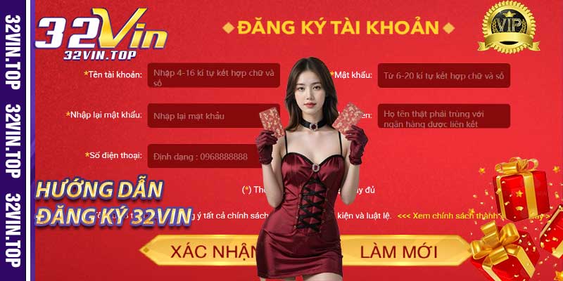 Hướng Dẫn Đăng Ký 32Vin