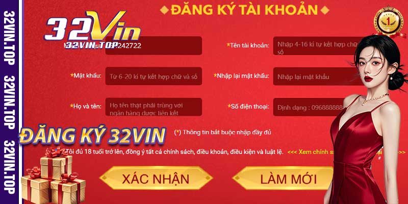 Hướng dẫn đăng ký 32vin siêu dễ